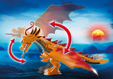 Playmobil Dragons 5483 - Dragon d'Or et soldat - Jouets reconditionnés en seconde main