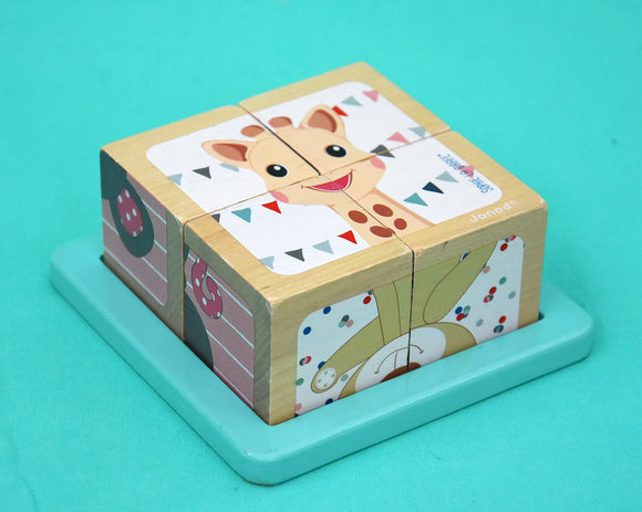 Cubes puzzle - Sophie la Girafe