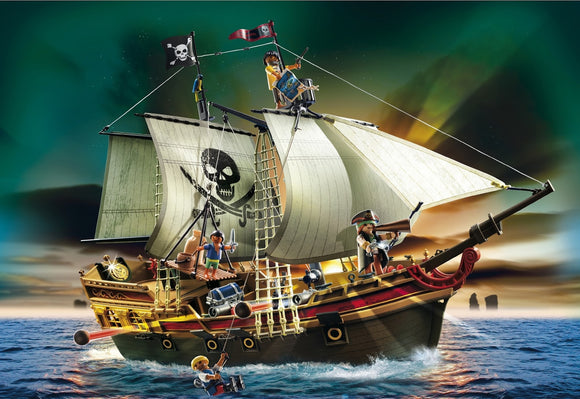 Playmobil Pirates 5135 - Bateau d'attaque des pirates